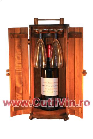Minibar 1 sticla si 2 pahare
