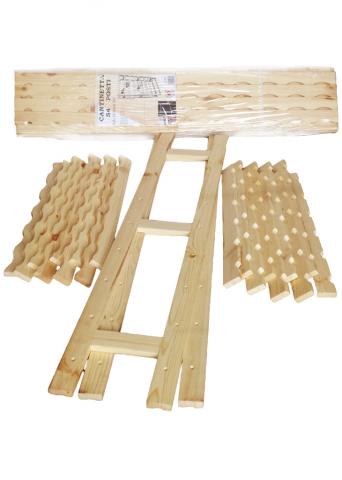 Raft lemn natur 54 sticle vin
