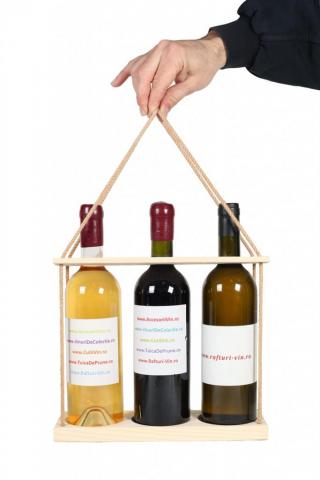 Suport sticle vin TRIO